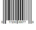 Barcode Image for UPC code 017200000778