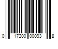 Barcode Image for UPC code 017200000938