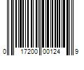 Barcode Image for UPC code 017200001249