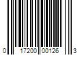 Barcode Image for UPC code 017200001263