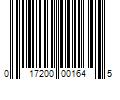 Barcode Image for UPC code 017200001645