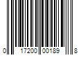 Barcode Image for UPC code 017200001898