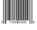 Barcode Image for UPC code 017200002208