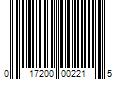 Barcode Image for UPC code 017200002215