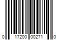 Barcode Image for UPC code 017200002710