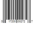 Barcode Image for UPC code 017200002727