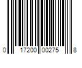 Barcode Image for UPC code 017200002758