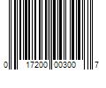 Barcode Image for UPC code 017200003007