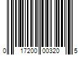 Barcode Image for UPC code 017200003205