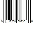 Barcode Image for UPC code 017200003366