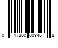 Barcode Image for UPC code 017200003458