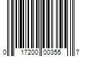 Barcode Image for UPC code 017200003557