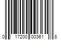 Barcode Image for UPC code 017200003618