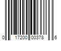 Barcode Image for UPC code 017200003786