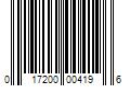 Barcode Image for UPC code 017200004196