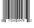 Barcode Image for UPC code 017200004752