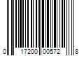 Barcode Image for UPC code 017200005728