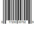 Barcode Image for UPC code 017200007029