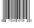 Barcode Image for UPC code 017200007258