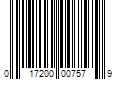 Barcode Image for UPC code 017200007579