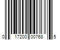 Barcode Image for UPC code 017200007685