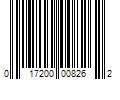 Barcode Image for UPC code 017200008262