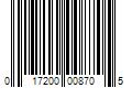 Barcode Image for UPC code 017200008705