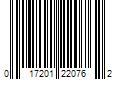 Barcode Image for UPC code 017201220762