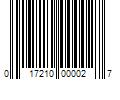 Barcode Image for UPC code 017210000027