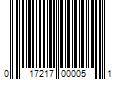 Barcode Image for UPC code 017217000051