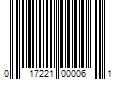 Barcode Image for UPC code 017221000061