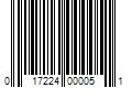 Barcode Image for UPC code 017224000051