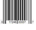 Barcode Image for UPC code 017246000077