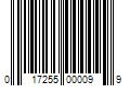 Barcode Image for UPC code 017255000099