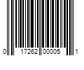 Barcode Image for UPC code 017262000051