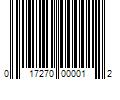 Barcode Image for UPC code 017270000012