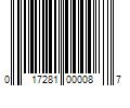 Barcode Image for UPC code 017281000087