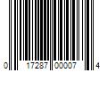 Barcode Image for UPC code 017287000074