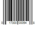 Barcode Image for UPC code 017300000548