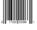 Barcode Image for UPC code 017300000661