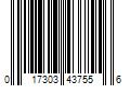 Barcode Image for UPC code 017303437556