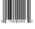 Barcode Image for UPC code 017320000030