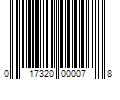 Barcode Image for UPC code 017320000078