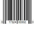 Barcode Image for UPC code 017324003020