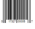 Barcode Image for UPC code 017327000057