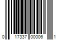 Barcode Image for UPC code 017337000061