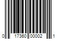 Barcode Image for UPC code 017360000021