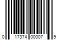 Barcode Image for UPC code 017374000079