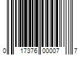 Barcode Image for UPC code 017376000077