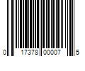 Barcode Image for UPC code 017378000075